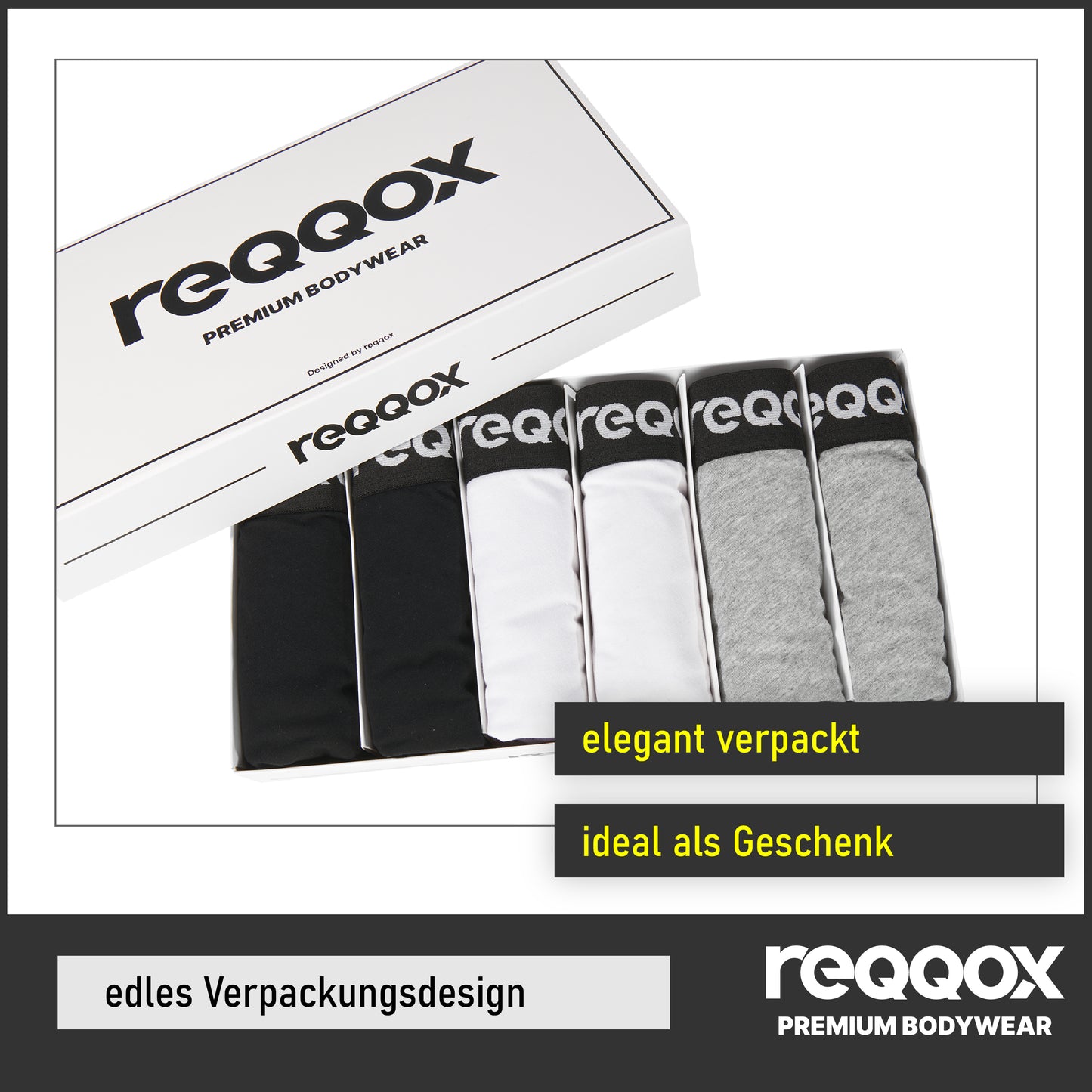 REQQOX Boxershorts Mix 6er Pack